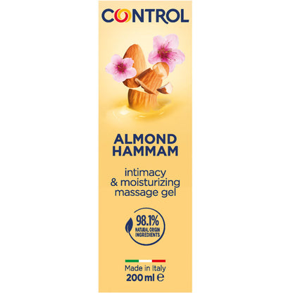 CONTROL - GEL DE MASAJE HAMMAM 3 EN 1 DE ALMENDRAS 200 ML