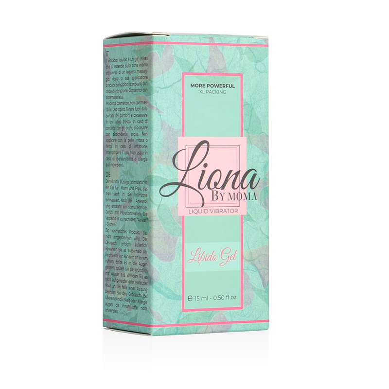 LIONA BY MOMA - VIBRADOR LÍQUIDO GEL LIBIDO 15 ML