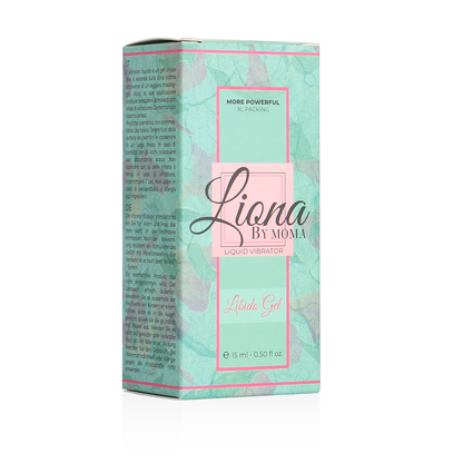 LIONA BY MOMA - VIBRADOR LÍQUIDO GEL LIBIDO 15 ML