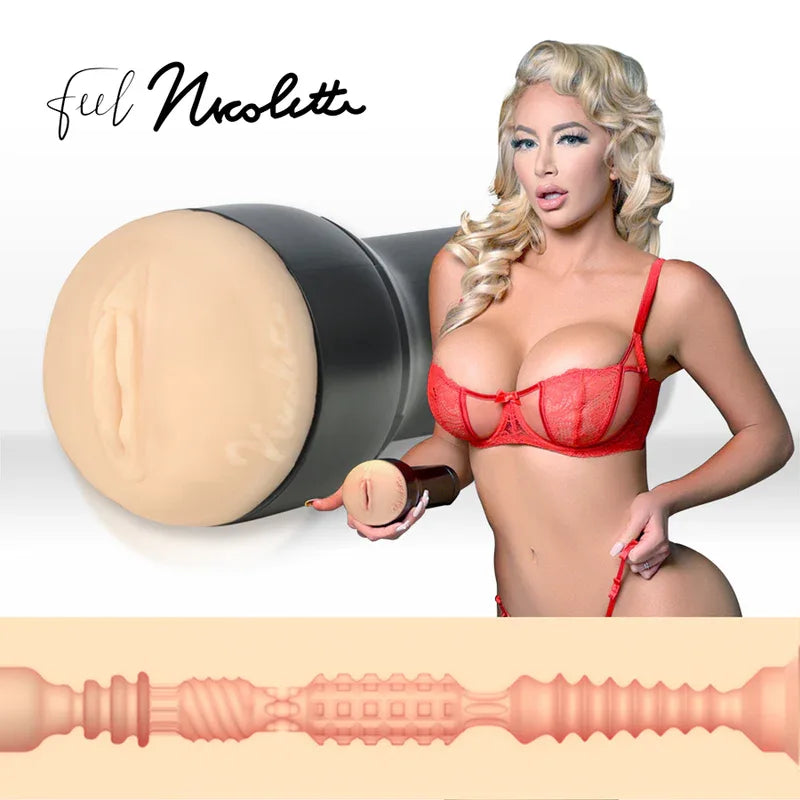 Kiiroo – Keon + Feel Nicolette Shea Stroker + Lubrifiant de Qualité Aqua 50 ml