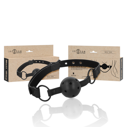INTENSE - PELOTA FETICHE DE CUERO VEGANO