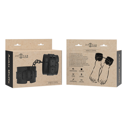 INTENSE - TOBILLERAS DE CUERO VEGANO FETISH