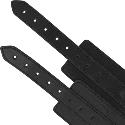 INTENSE - TOBILLERAS DE CUERO VEGANO FETISH