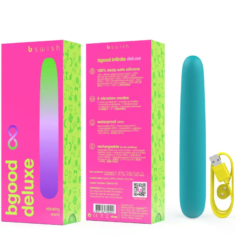 B Swish – Vibrateur Rechargeable B Swish – Bgood Infinite Deluxe Silicone Bleu