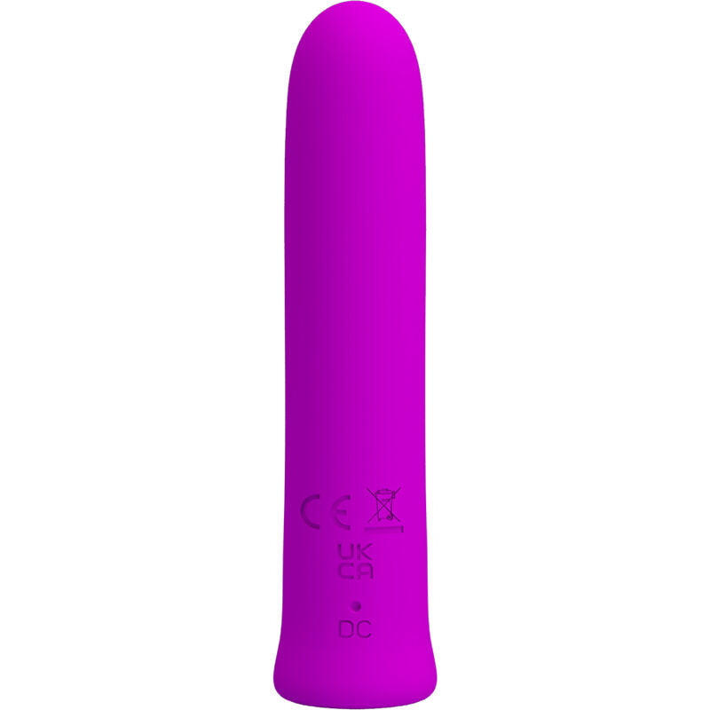 PRETTY LOVE - CURTIS MINI SUPER POWER VIBRATOR 12 VIBRATIONS VIOLET SILICONE
