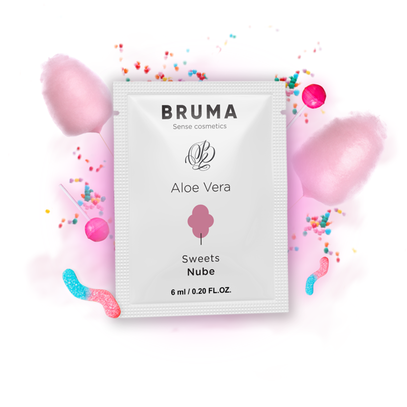 Gel glissant à l''aloe vera saveur bonbons 6 ml – Bruma