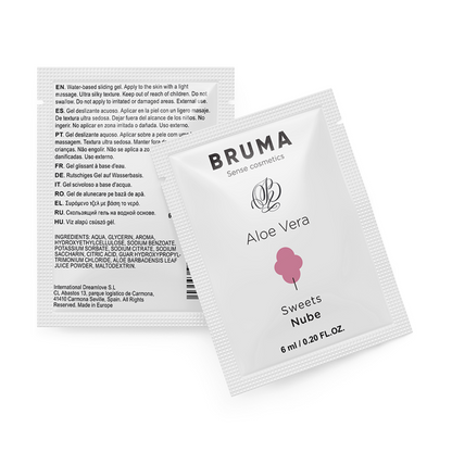 Gel glissant à l''aloe vera saveur bonbons 6 ml – Bruma