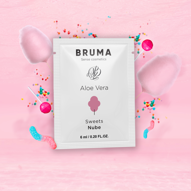 Gel glissant à l''aloe vera saveur bonbons 6 ml – Bruma