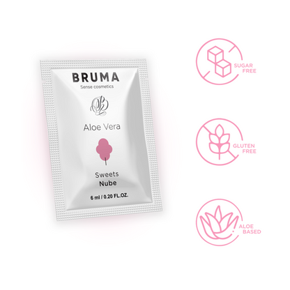 Gel glissant à l''aloe vera saveur bonbons 6 ml – Bruma