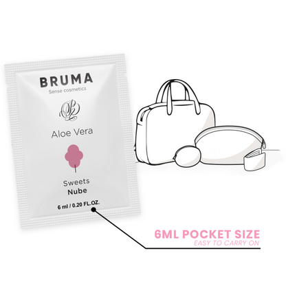 Gel glissant à l''aloe vera saveur bonbons 6 ml – Bruma