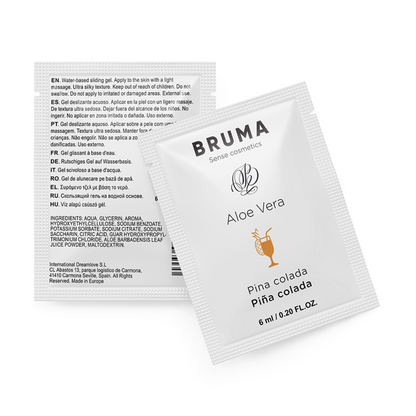 Gel glissant à l''aloe vera saveur pina colada 6 ml – Bruma