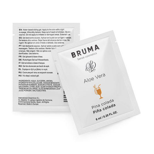Gel glissant à l''aloe vera saveur pina colada 6 ml – Bruma