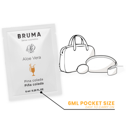 Gel glissant à l''aloe vera saveur pina colada 6 ml – Bruma