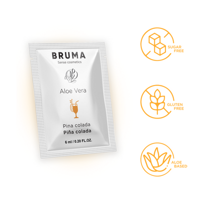 Gel glissant à l''aloe vera saveur pina colada 6 ml – Bruma