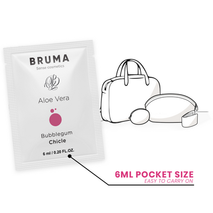 Gel glissant aloe vera saveur bubblegum 6 ml – Bruma