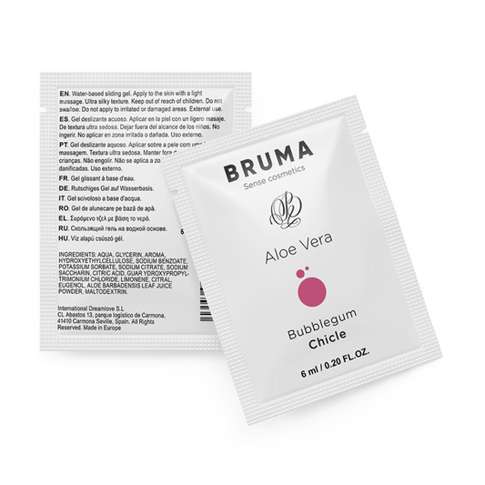 Gel glissant aloe vera saveur bubblegum 6 ml – Bruma