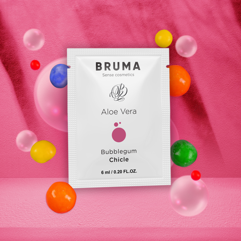 Gel glissant aloe vera saveur bubblegum 6 ml – Bruma