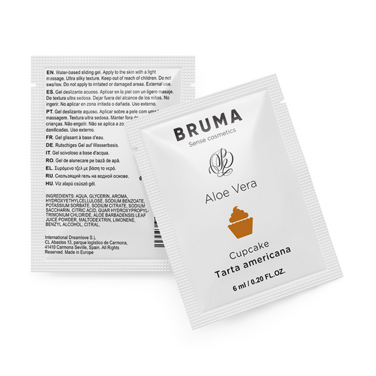 Gel glissant à l''aloe vera saveur cupcake 6 ml – Bruma
