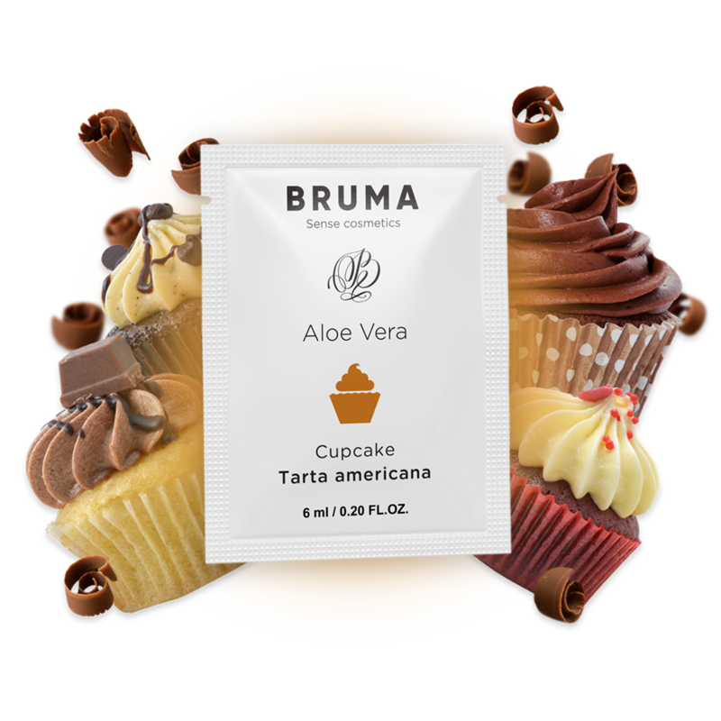 Gel glissant à l''aloe vera saveur cupcake 6 ml – Bruma