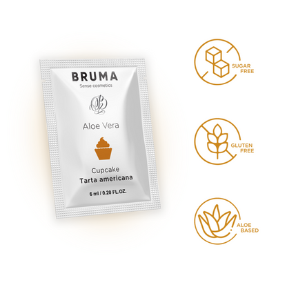 Gel glissant à l''aloe vera saveur cupcake 6 ml – Bruma