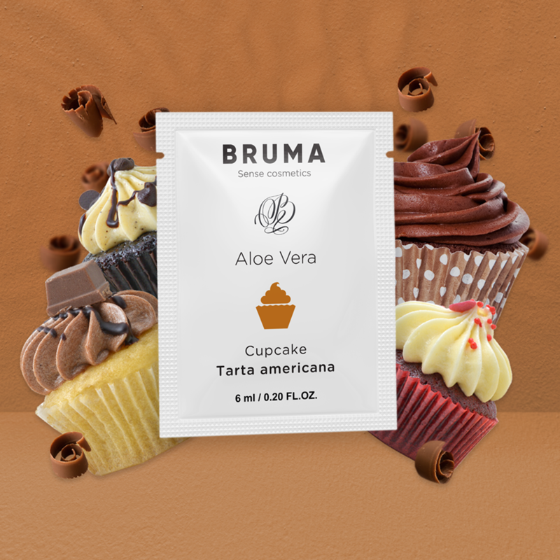 Gel glissant à l''aloe vera saveur cupcake 6 ml – Bruma