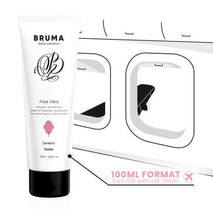 Gel glissant à l'aloe vera saveur bonbons 100 ml – Bruma
