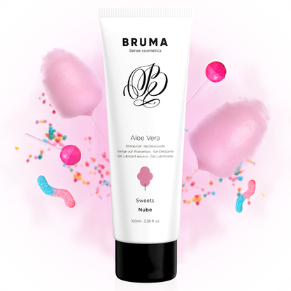 Gel glissant à l'aloe vera saveur bonbons 100 ml – Bruma
