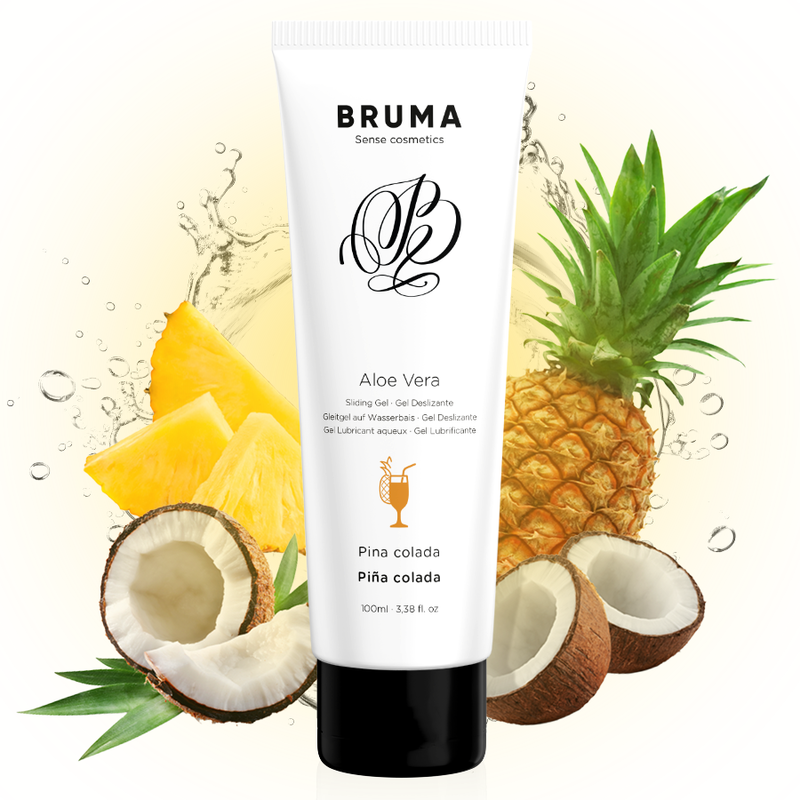 Gel glissant à l''aloe vera saveur pina colada 100 ml – Bruma