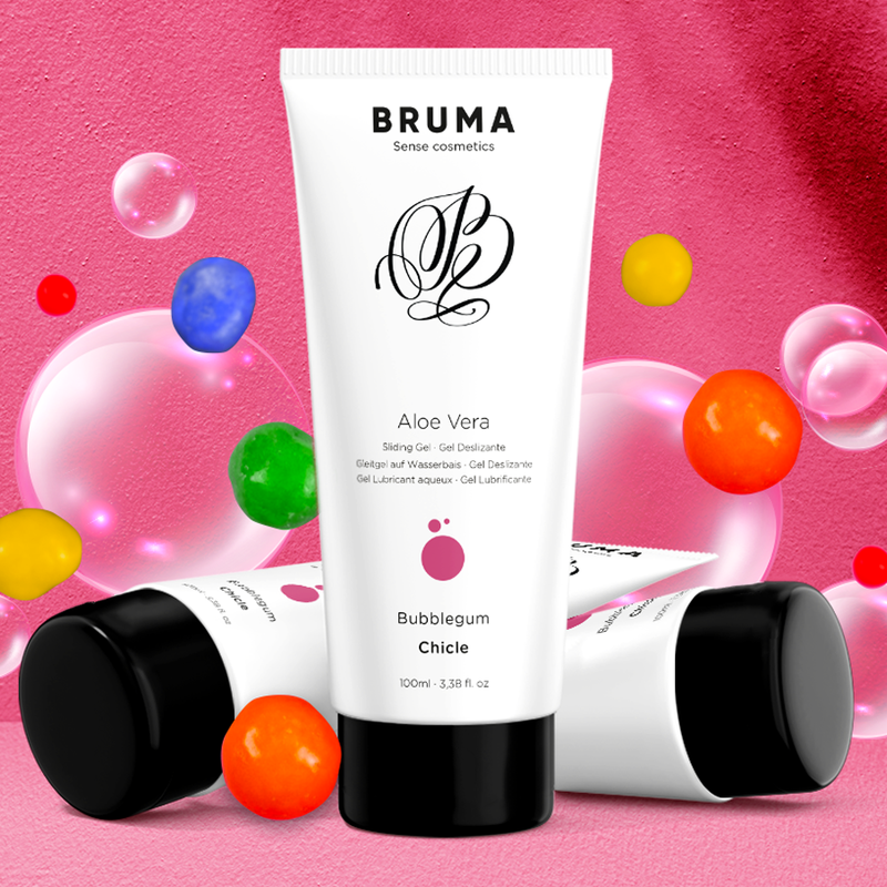 Gel glissant aloe vera saveur bubblegum 100 ml – Bruma