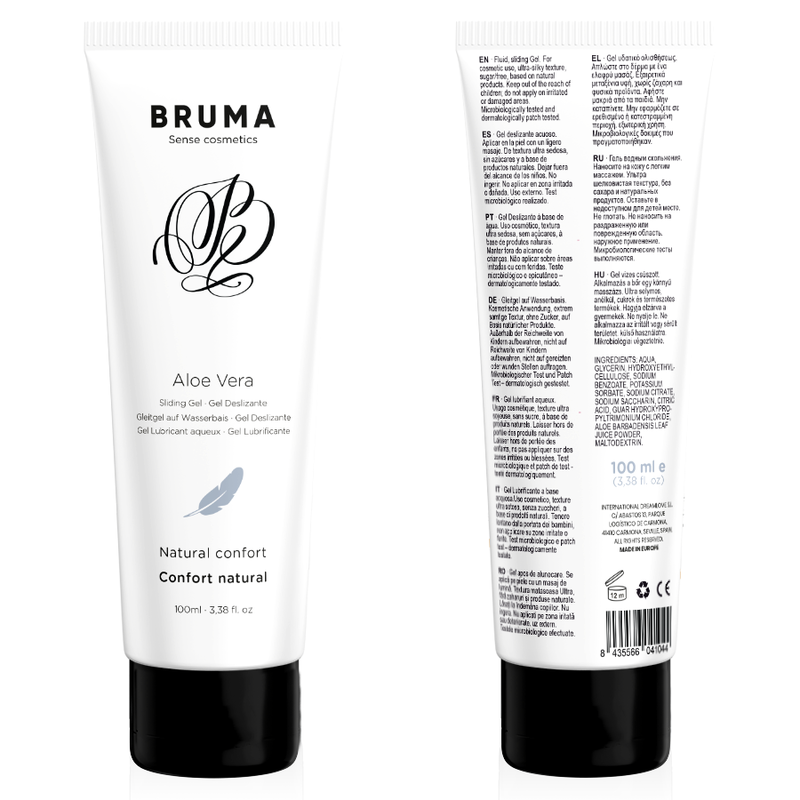 Gel glissant aloe vera confort naturel 100 ml – Bruma