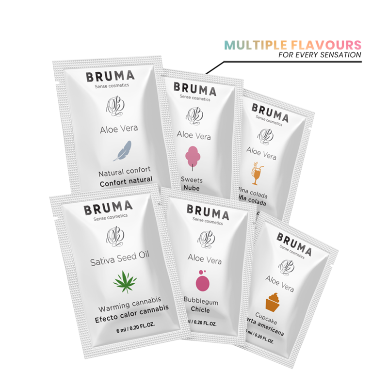 Gel glissant à l''aloe vera saveur pina colada 6 ml – Bruma