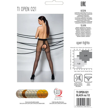 Passion – Tiopen 021 Collant Noir 3 / 4 20 Den