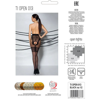 Passion – Tiopen 013 Collant Noir 1 / 2 20 / 40 Den