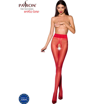 PASIÓN - TIOPEN 001 MALLAS ROJAS 3/4 20 DEN