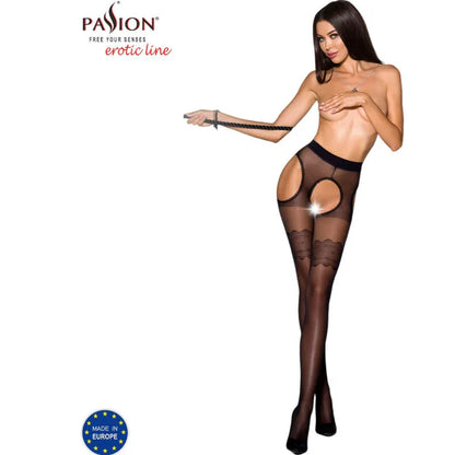 Passion Tiopen 002 Collant Noir 3/4 20 Den