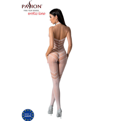 PASIÓN - BODYSTOCKING BLANCO BS100 TALLA ÚNICA