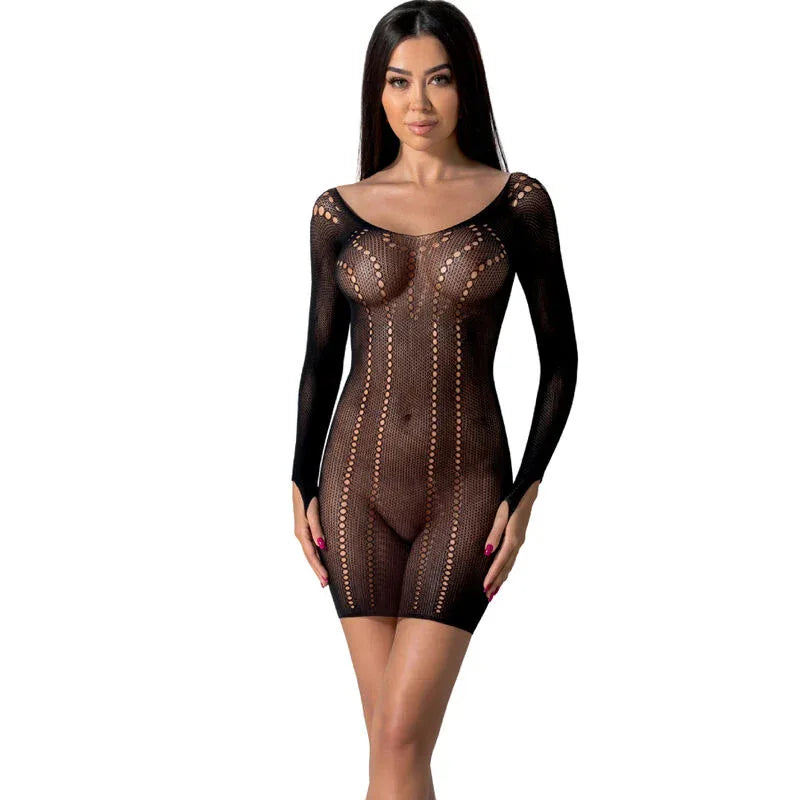 Passion – Bs101 Bodystocking Blanc taille Unique
