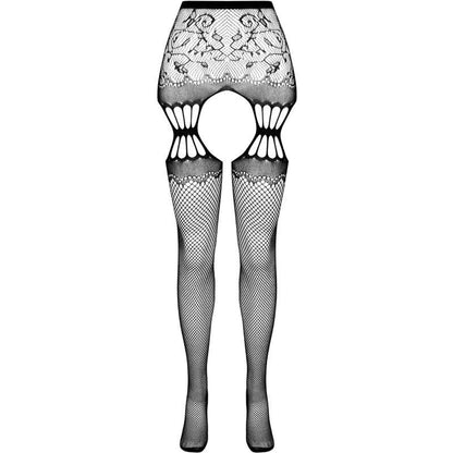 Passion – S027 Bas Blancs avec Jarretière taille Unique