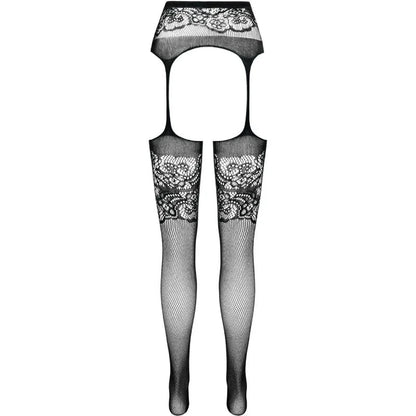 Passion – S029 Bas Blancs avec Jarretière taille Unique
