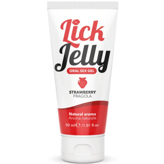 Intimateline – Lubrifiant Lick Jelly Fraise 50 ml – Sensations Intenses & Excitation Maximale