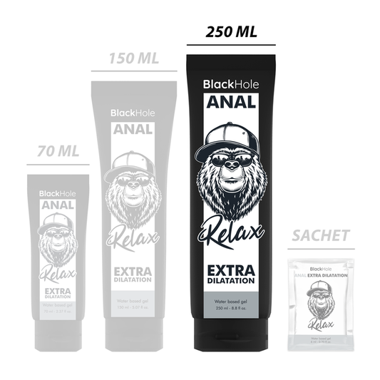 BLACK HOLE - GEL DILATADOR ANAL A BASE DE AGUA 250 ML