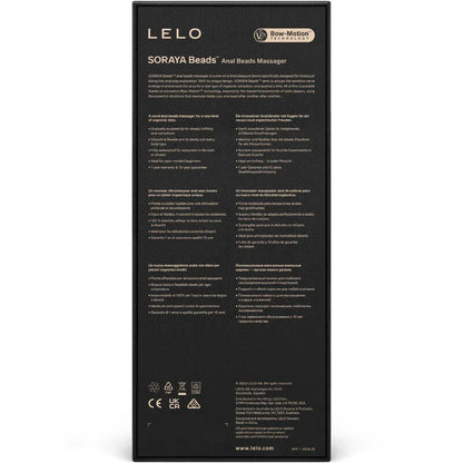 Lelo – Masseur Anal Soraya Beads Noir