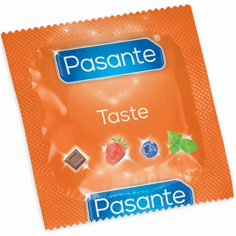 Pasante Mint – préservatifs saveur menthe 53 mm, sachet de 144