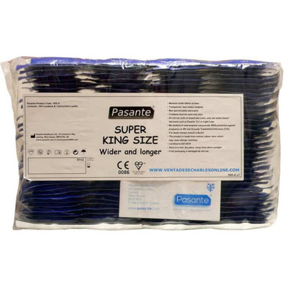 INTERN - SUPER KING SIZE CONDOM BAG 144 UNITS