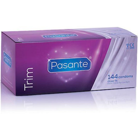 PASANTE - TRIM FIT CONDOM BOX 144 UNITS