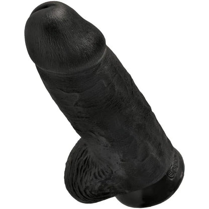 King Cock – Pénis Réaliste Chubby 23 cm Noir