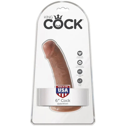 King Cock – Pénis Réaliste 15 cm Caramel