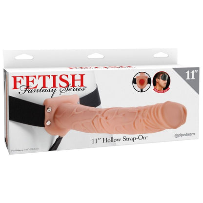 SERIE FETISH FANTASY - ARNÉS AJUSTABLE DE PENE REALISTA DE 28 CM
