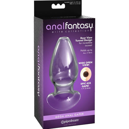 ANAL FANTASY ELITE COLLECTION - GAPER GLASS ANAL DILATOR SIZE L