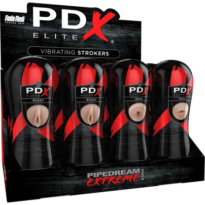 PDX ELITE - SET DE 12 RUNNER: 6X VAGINA, 3X ANAL, 3X BOCA